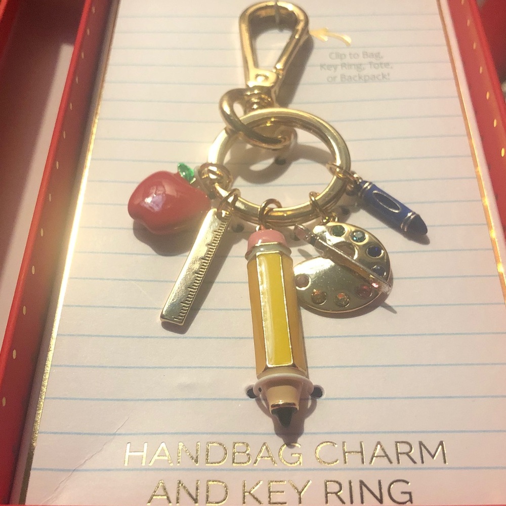 True to Form Teacher’s Handbag Charms and Key Ring - Picture 4 of 5